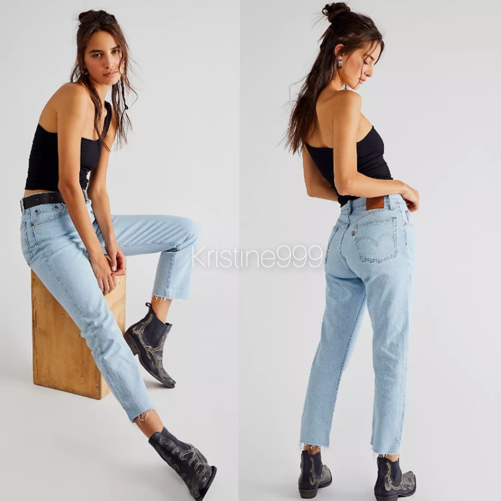 Levi's 501 Premium Jeans inseam 28 inches Samba Goal Light Wash
